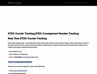 dtdc-tracking.in screenshot