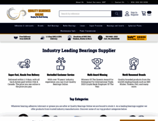 dtebearings.co.uk screenshot