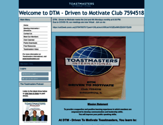 dtm.toastmastersclubs.org screenshot