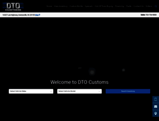 dtocustoms.com screenshot