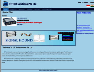 dttechsolutions.com screenshot