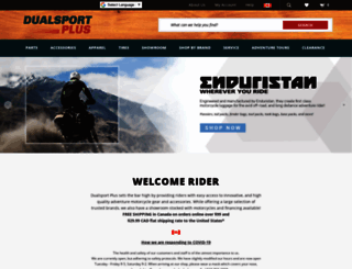 dualsportplus.com screenshot