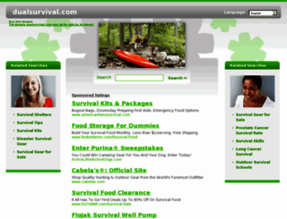 dualsurvival.com screenshot