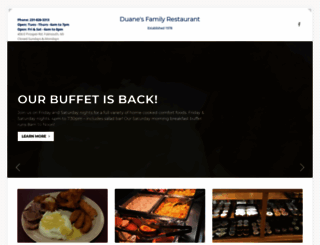 duanesfamilyrestaurant.com screenshot