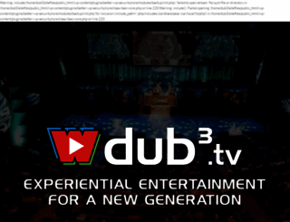 dub3.tv screenshot