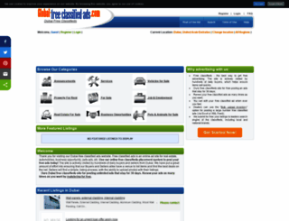 dubai-du-ae.global-free-classified-ads.com screenshot