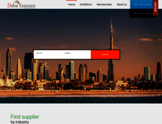 dubaiexporters.com screenshot