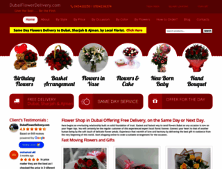 dubaiflowerdelivery.com screenshot