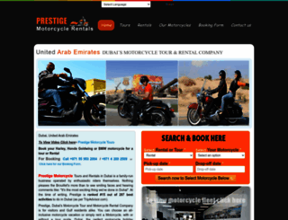 dubaimotorcycletours.com screenshot