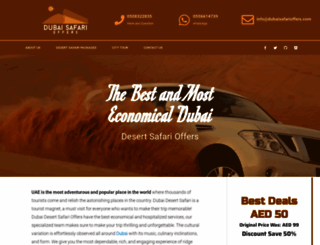 dubaisafarioffers.com screenshot