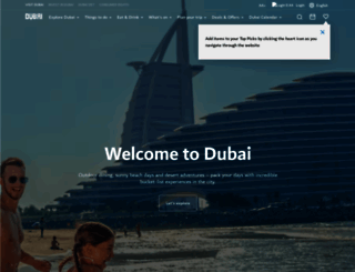 dubaitourism.ae screenshot