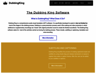 dubbingking.com screenshot