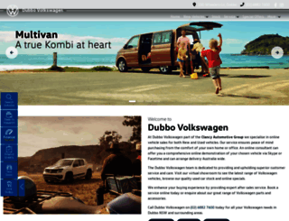 dubbovolkswagen.com.au screenshot