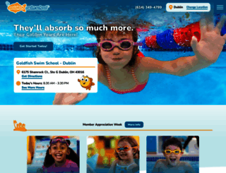 dublin.goldfishswimschool.com screenshot