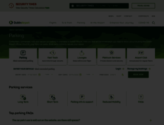 dublinairportcarparking.ie screenshot