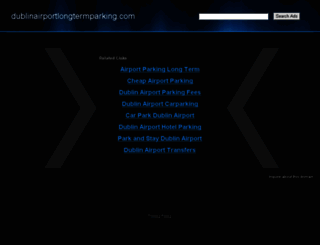 dublinairportlongtermparking.com screenshot
