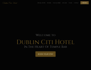 dublincitihotel.com screenshot