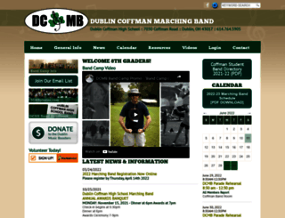 dublincoffmanband.org screenshot