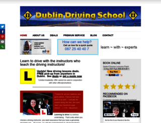 dublindrivingschool.ie screenshot