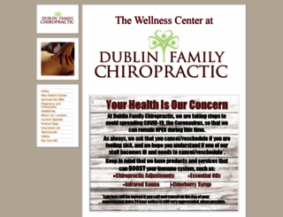 dublinfamilychiropractic.net screenshot