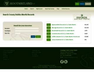 dublinnorth.rootsireland.ie screenshot