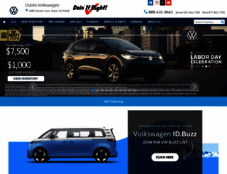 dublinvolkswagen.com screenshot