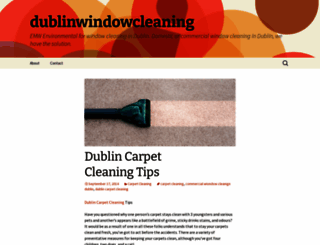 dublinwindowcleaning.wordpress.com screenshot