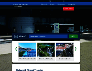 dubrovnikairport-transfers.com screenshot
