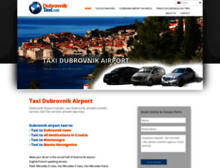 dubrovniktaxi.net screenshot
