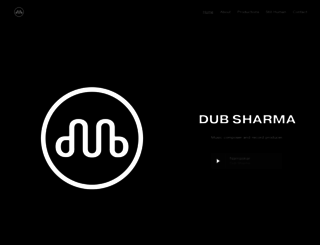 dubsharma.com screenshot