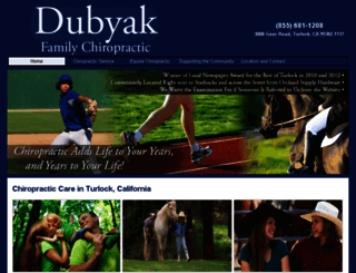 dubyakfamilychiropractic.net screenshot