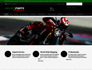 ducatiparts-online.com screenshot