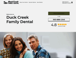 duckcreekfamilydental.com screenshot