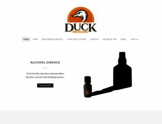 duckdistilling.com.au screenshot