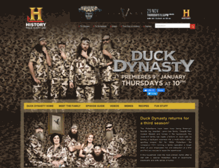 duckdynasty.historyasia.com screenshot