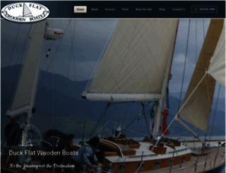 duckflatwoodenboats.com screenshot