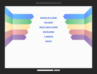 ducksarethebest.com screenshot