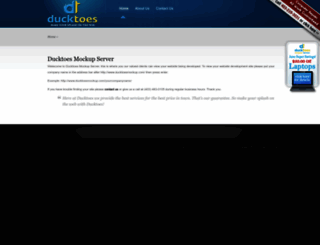 ducktoesmockup.com screenshot