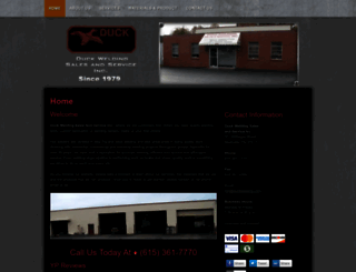 duckwelding.com screenshot