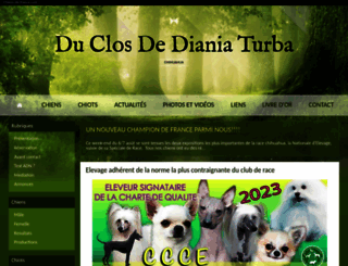 duclosdedianiaturba.chiens-de-france.com screenshot