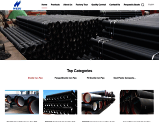 ductileiron-pipe.com screenshot