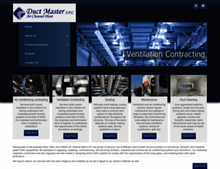 ductmasterbh.com screenshot
