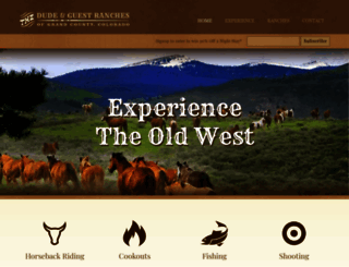 dude-ranch.com screenshot