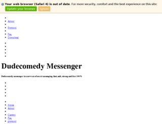 dudecomedy.org screenshot