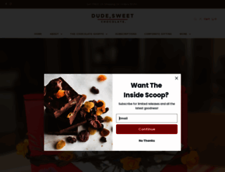 dudesweetchocolate.com screenshot