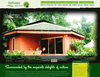 dudhsagarsparesort.com screenshot