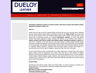 dueloyleather.tradeindia.com screenshot