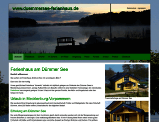 duemmersee-ferienhaus.de screenshot