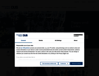 duesseldorf-international.de screenshot