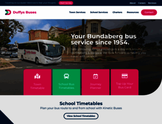duffysbuses.com.au screenshot